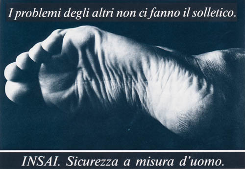 INSAl. Sicurezza a misura d'uomo, campagna pubblicitaria 1992