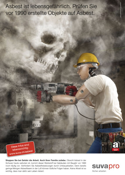 Plakatkampagne Asbest, 2013