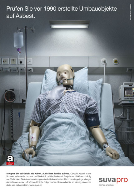 Plakatkampagne Asbest, 2013