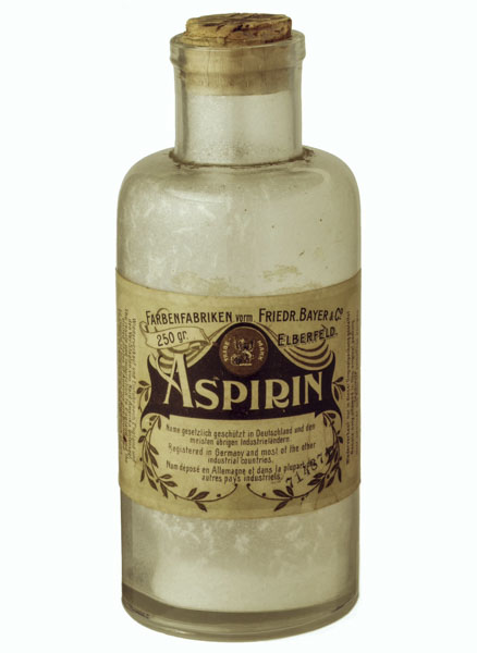 Aspirin-Fläschchen 1899