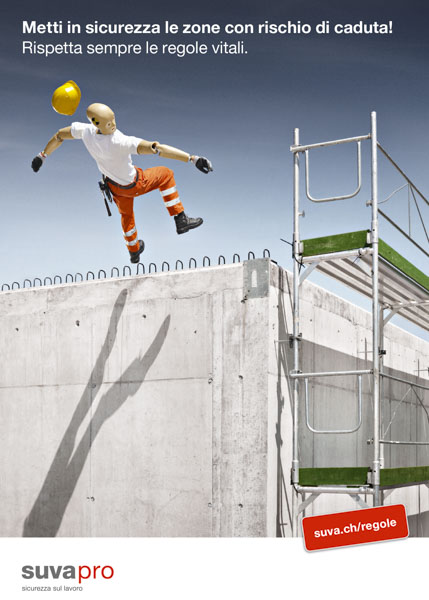 Manifesto contro il pericolo di caduta, 2015