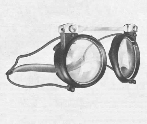 Lunettes de protection, 1929