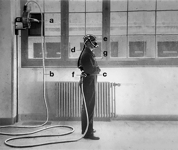Casque d’air frais de la CNA, 1935