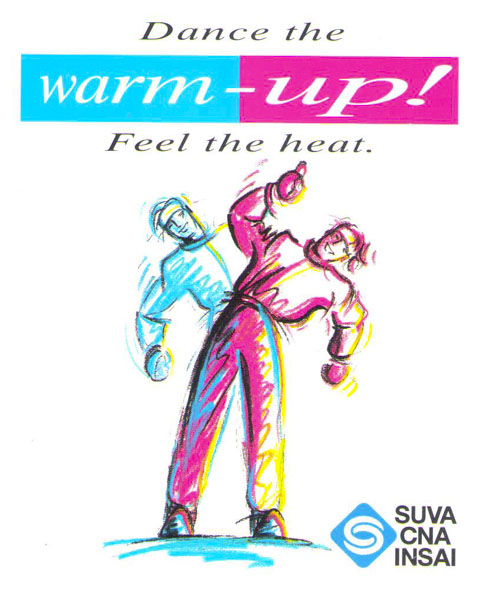 Logo «Dance the Warm up», diffusé en 1993