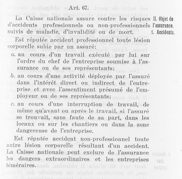 Article 67 de la LAMA de 1911